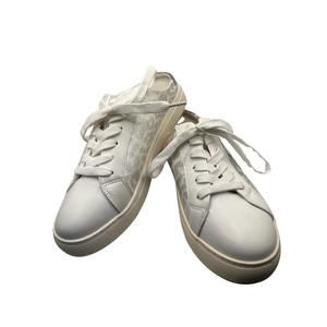 NEW BOUTIQUE BY CORKYS women spiked sneakers in white leopard